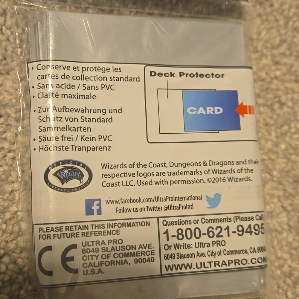 Dungeons & Dragons Deck Protector Sleeves 50pk - Picture 6 of 6